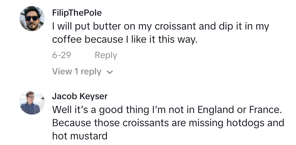 TikTok comments